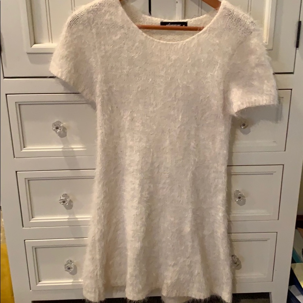 cream shorthair dress